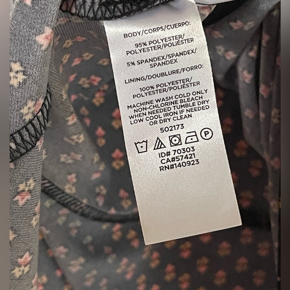 LOFT Bloom Keyhole Flounce Dress 4 - Picture 11 of 11